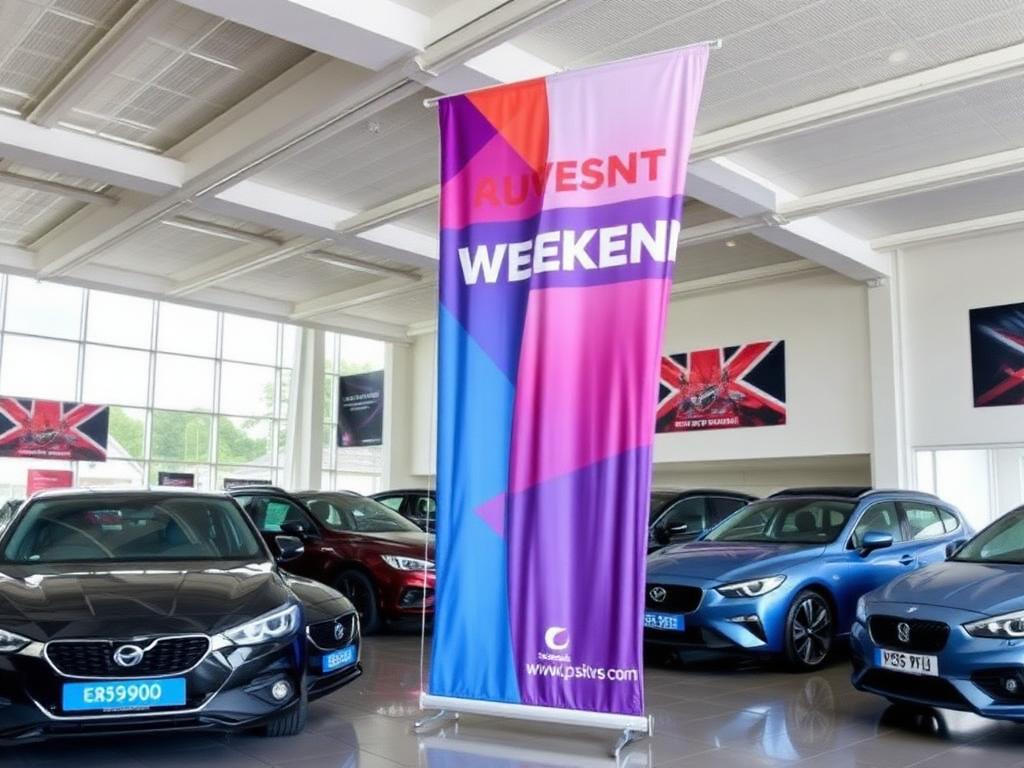 Fabric Banners for Car Showroom — Dublin