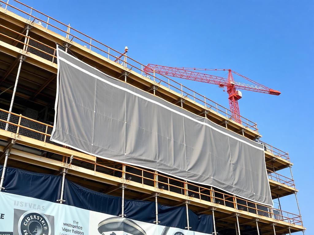 Mesh Site Banners — Construction Project