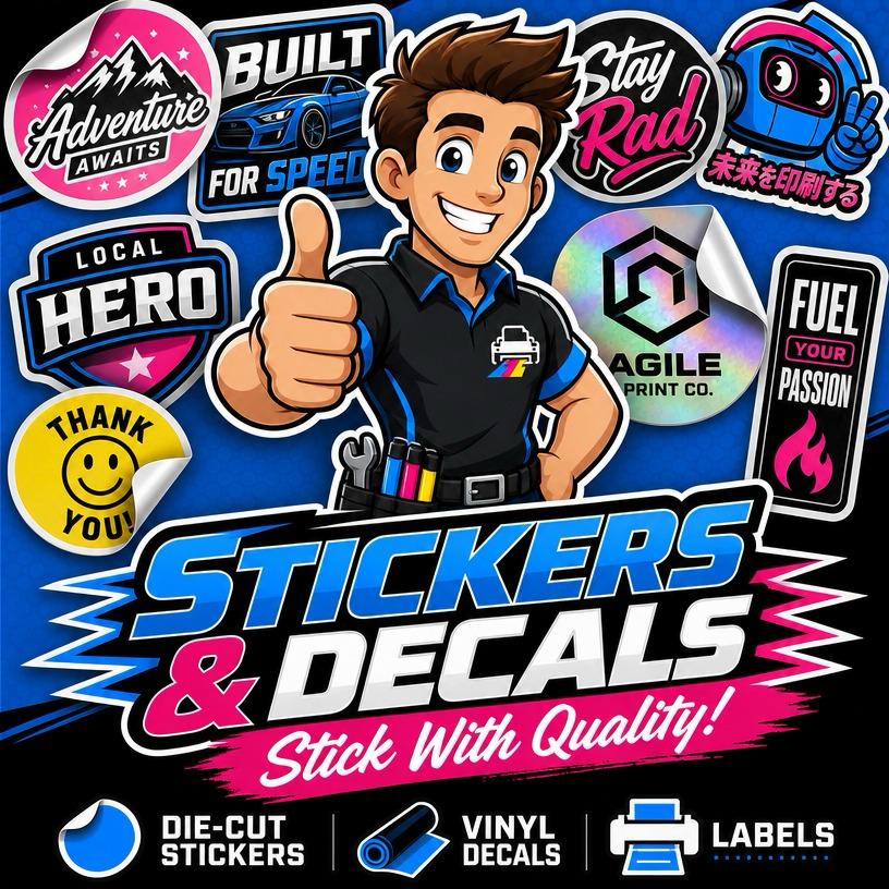 STICKERS &
DECALS
